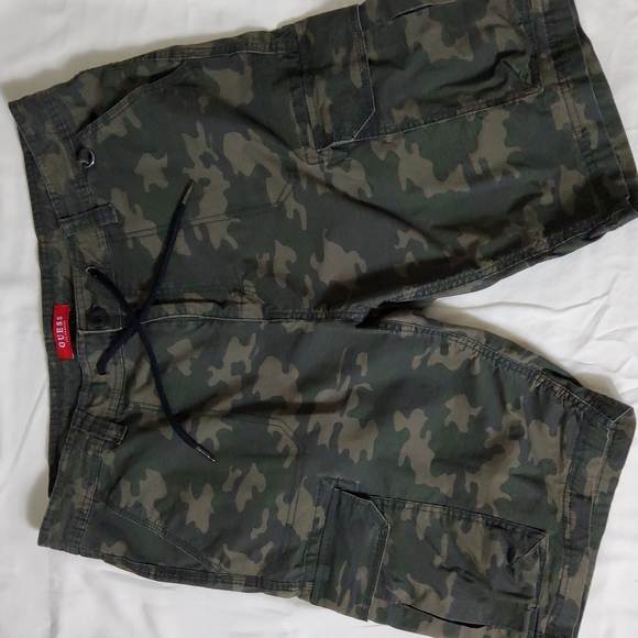 Guess Shorts Guess Mens Camo Cargo Shorts Poshmark